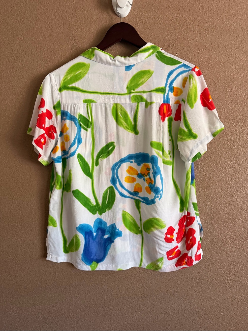 Jams World Vintage Floral Blouse Size Medium - Picture 6 of 9